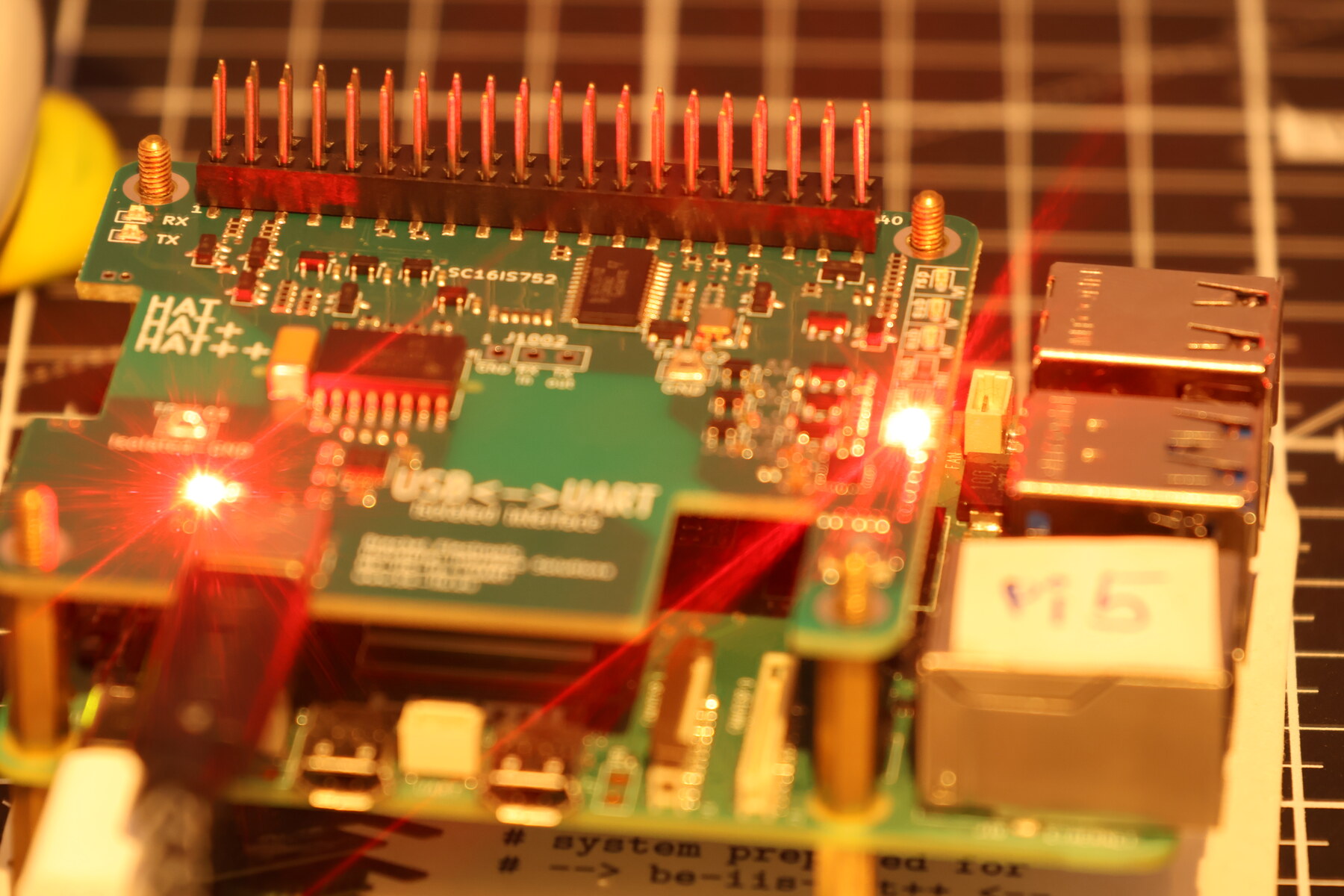 HAT++ UART instance selection
