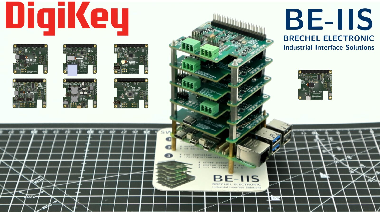 Isolated Dual RS-485 (Modbus) Industrial HAT++ for Raspberry Pi