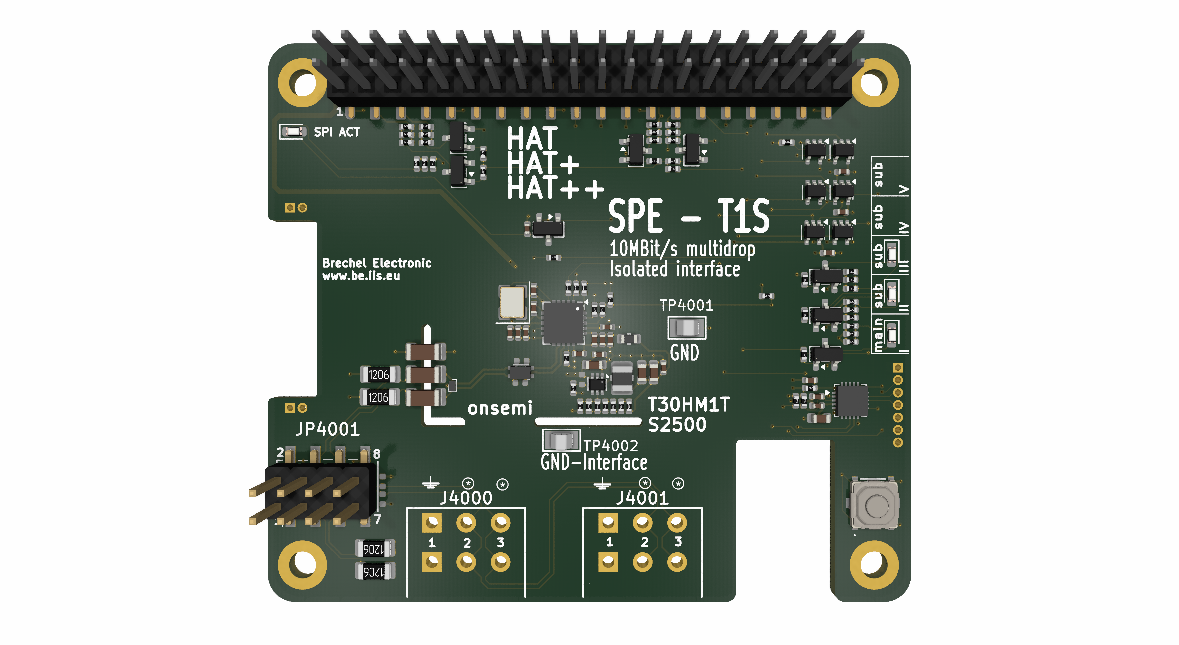 10BASE-T1S MAC-PHY HAT ONSEMI